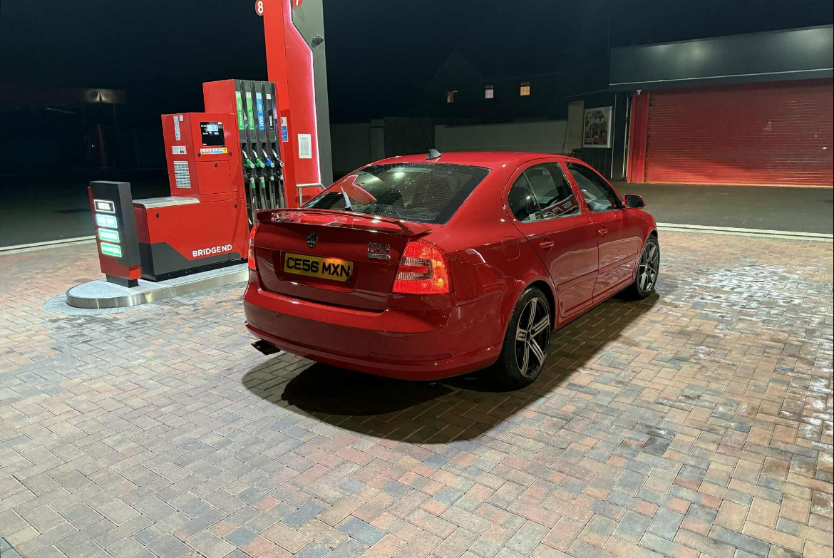 Red car after detailing at MG Detailing
